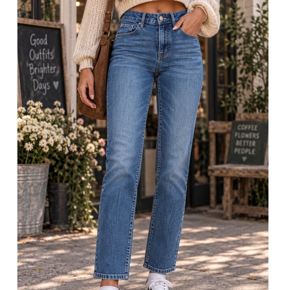 Old Navy High Rise Rockstar Super Skinny Jeans Blue Medium Wash 10 Short Crop